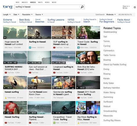 bing video.